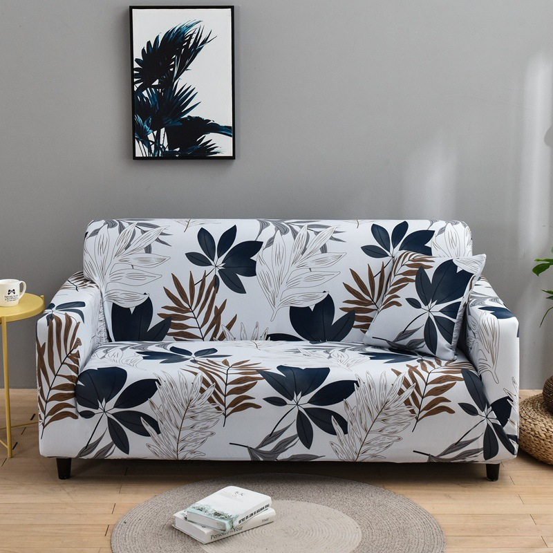 Floral Printed Slipcover Folding Sofa Cover Stretch Elastic Couch Furniture Protector for Foldable Futon Moving Sofa Bed