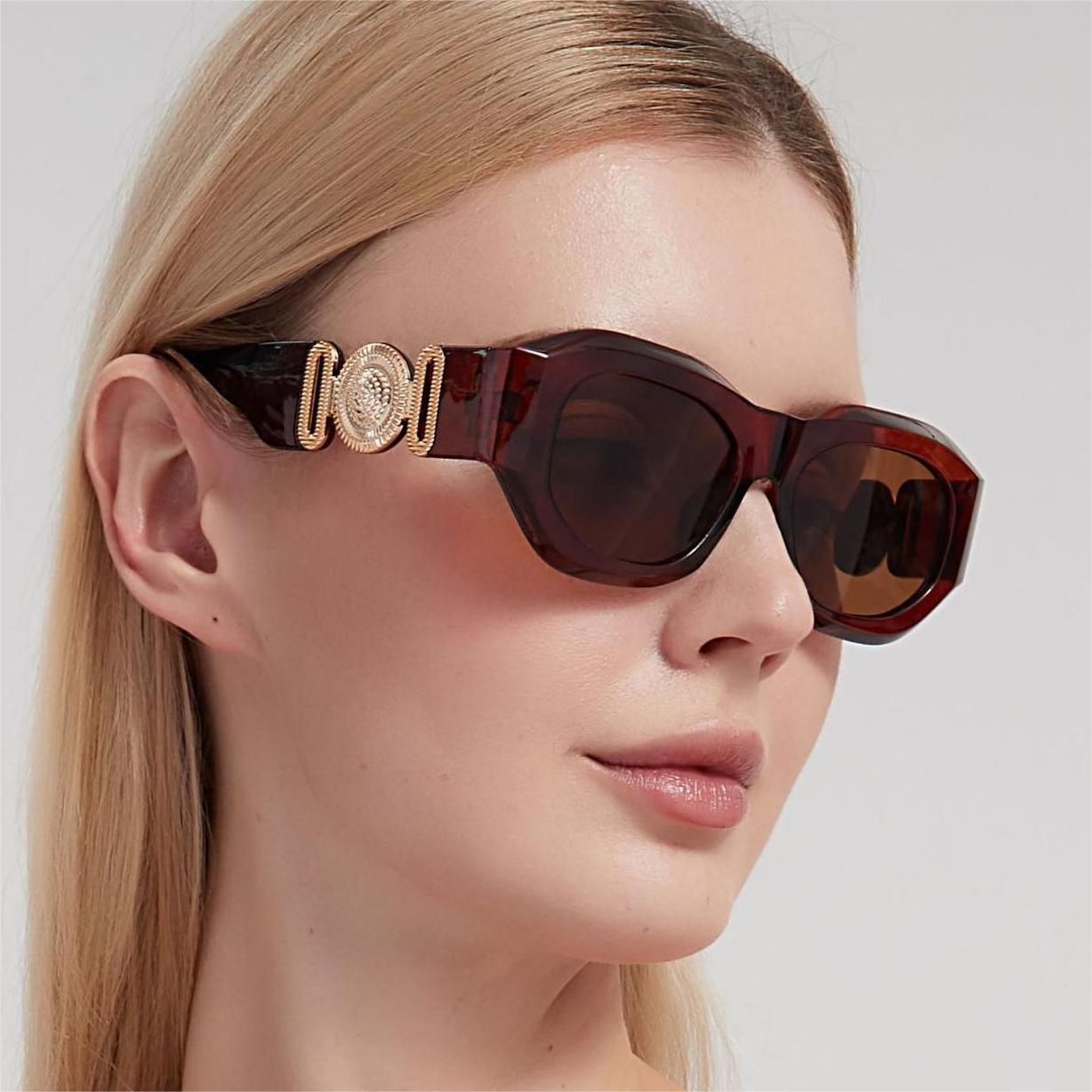 5375 Women's Autumn New Jelly Colored Sunglasses Outdoor Cycling Sunglasses