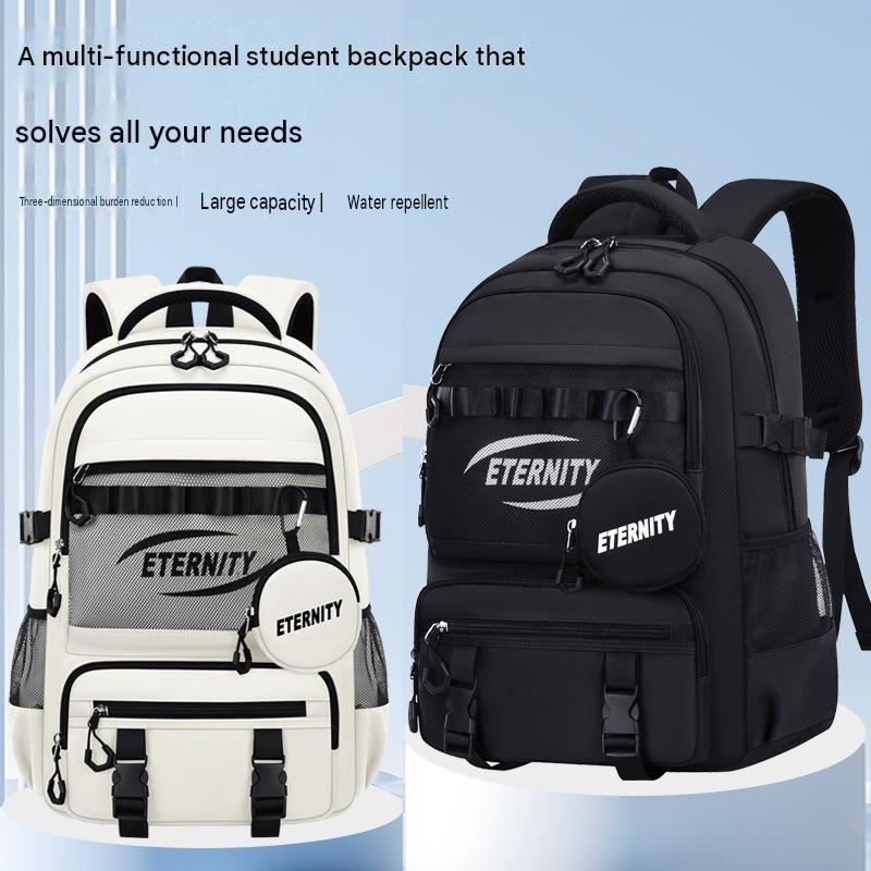 Unisex Lightweight Travel Backpack, Campus Commute Laptop Rucksack for College Middle High School Students, Outdoor Daypack for Men Women