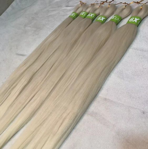 Braid Colored 6 set wig Synthetic Hair Bundles 100% Remy Hair Extensions Human Hair Bundles Double Weft