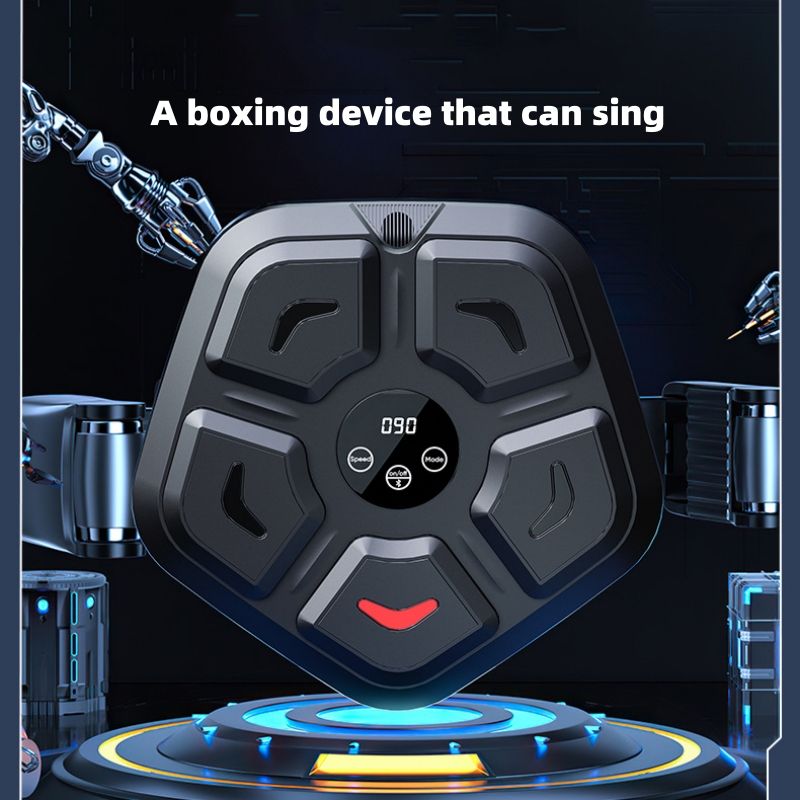 Music boxing target, intelligent Bluetooth boxing trainer, wall target, combat boxing machine, parent-child interactive device CRRSHOP Fitness Equipment free shipping Boxing