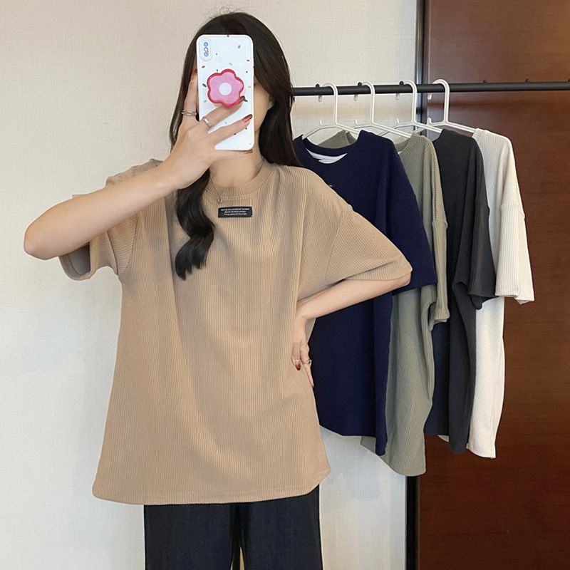 YF7674 Unisex Tee Classic White Cotton Casual Women T-Shirts