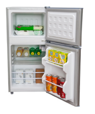 Small Double-Door Refrigerator for Home Use - 80 Litres