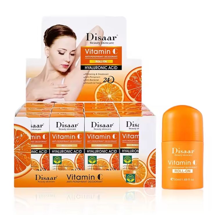 Disaar Beauty Skincare Vitamin C Natural Armpit Roll On Stick Whitening Antiperspirant Deodorant - 50ML