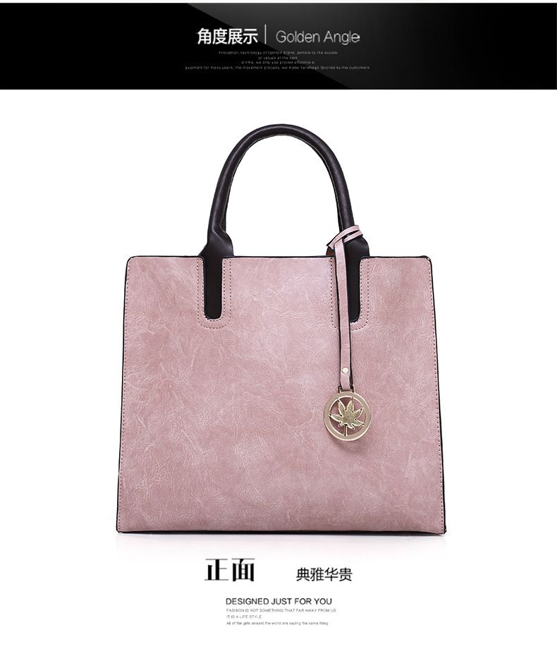 Large capacity women's bag 2024 new model mother bag mother bag Europe and the United States large bag multi-set shoulder bag 8824