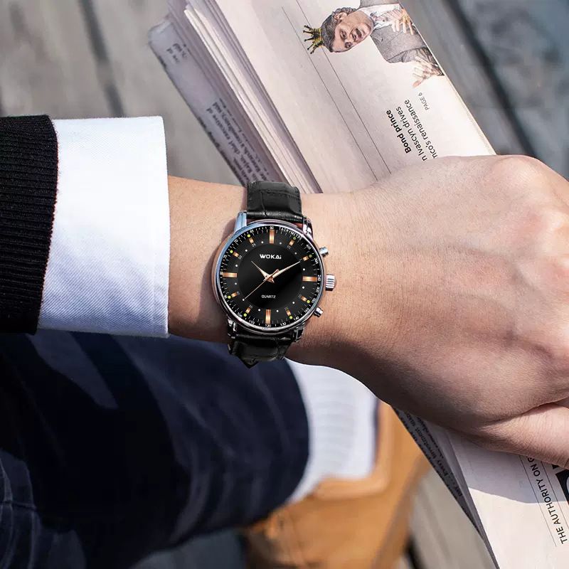 Business watch quartz sports watch casual belt men's watch