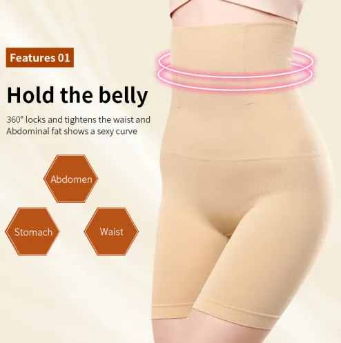 Seamless Women High Waist Slimming Tummy Control Knickers Pant