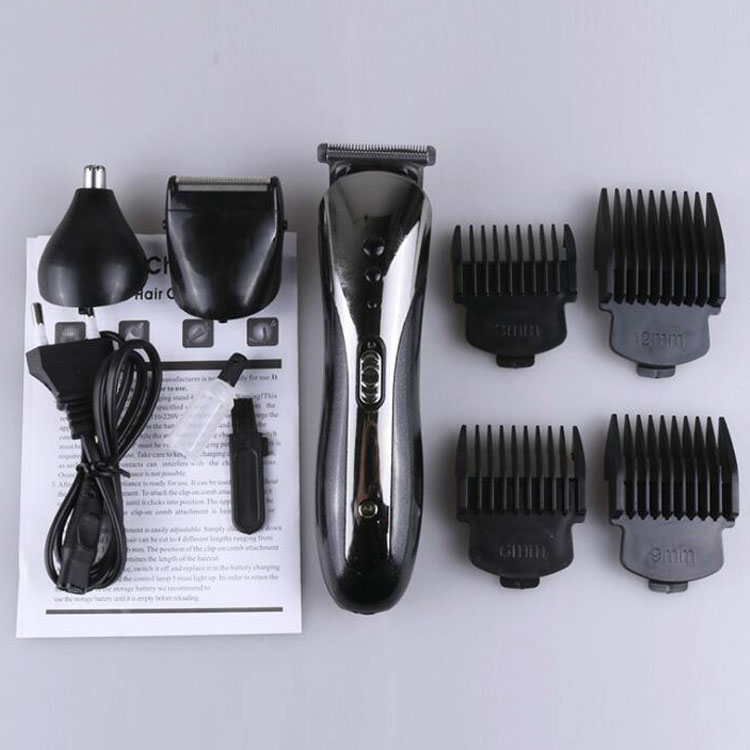 Multifunction Hair Clipper Professional Hair Trimmer Electric Beard Trimmer Hair Cutting Machine Rechargable Ear Nose Electric Shaver Beard Face Eyebrows Shaving Nose Hair Safe Shaver