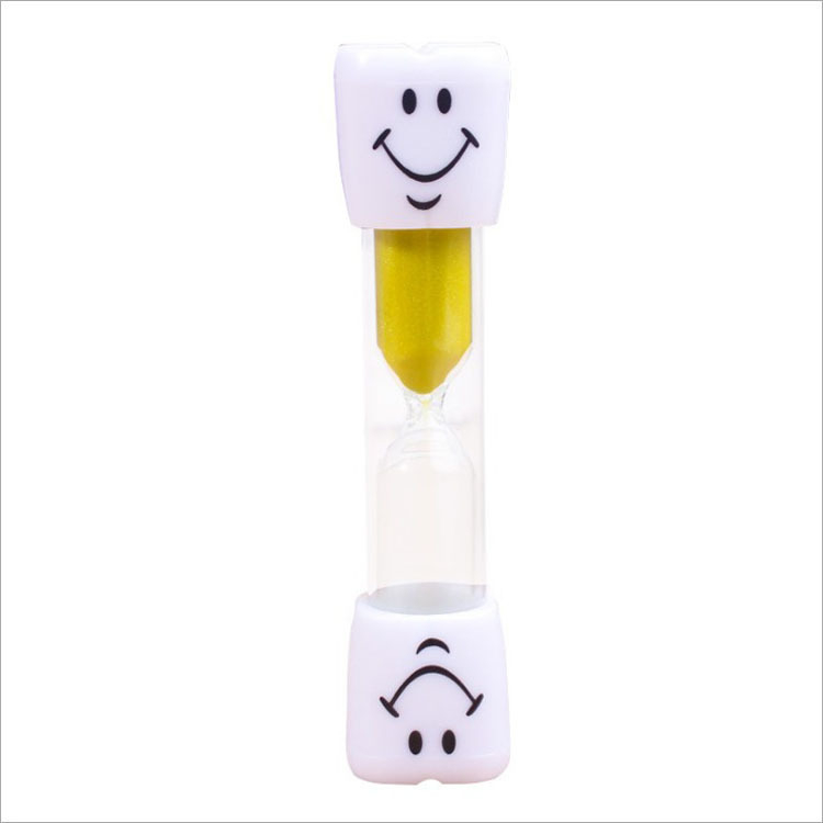 2058 Sand Clock 3 Minutes Smiling Face The Hourglass Decorative Household Items Kids Toothbrush Timer Sand Clock Gifts
