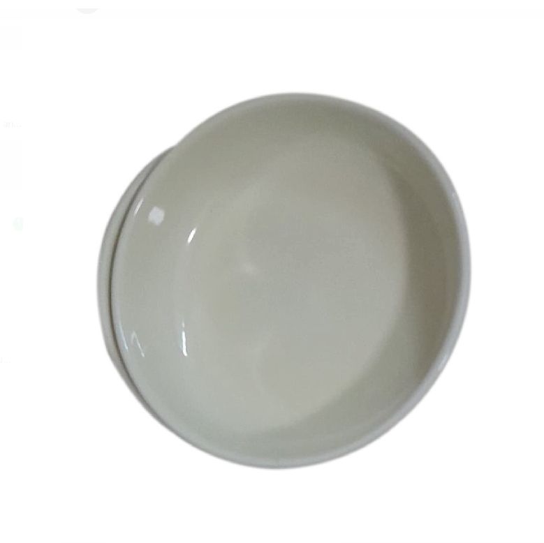 Nordic Compartment ceramic dish round dip bowl set with bamboo tray for sauce appetizer ramekins snack TC-044