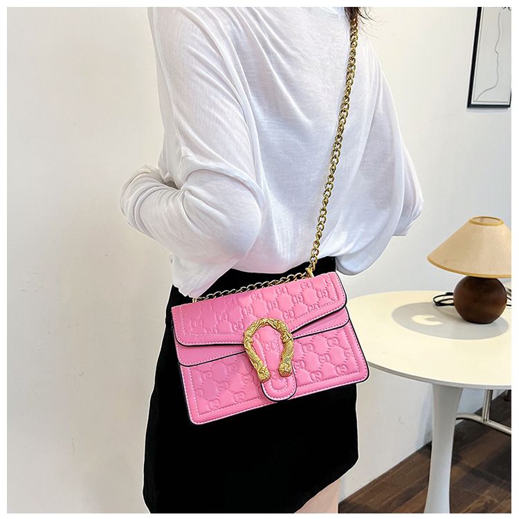 New women's bag chain bag small square bag senior sense with all the shoulder crossbody bag fashion bag FM-6005