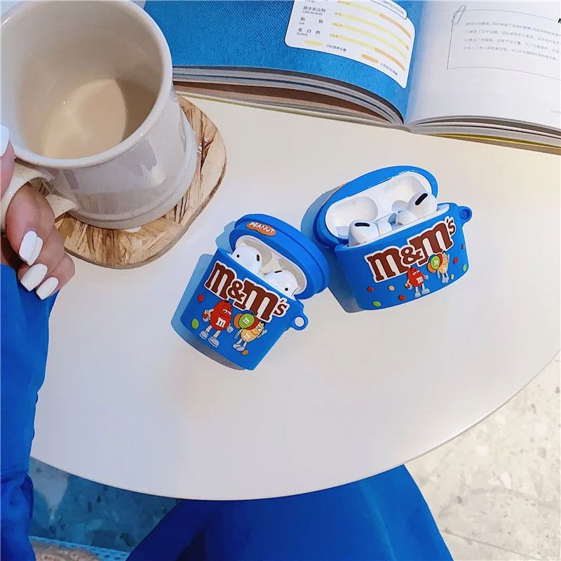 Bubble Gum Cookies for AirPods Pro 2 Case Chocolate Earphone Cover Soft Silicone for Airpods 4 3 2 Case for AirPods 2 Box Cover