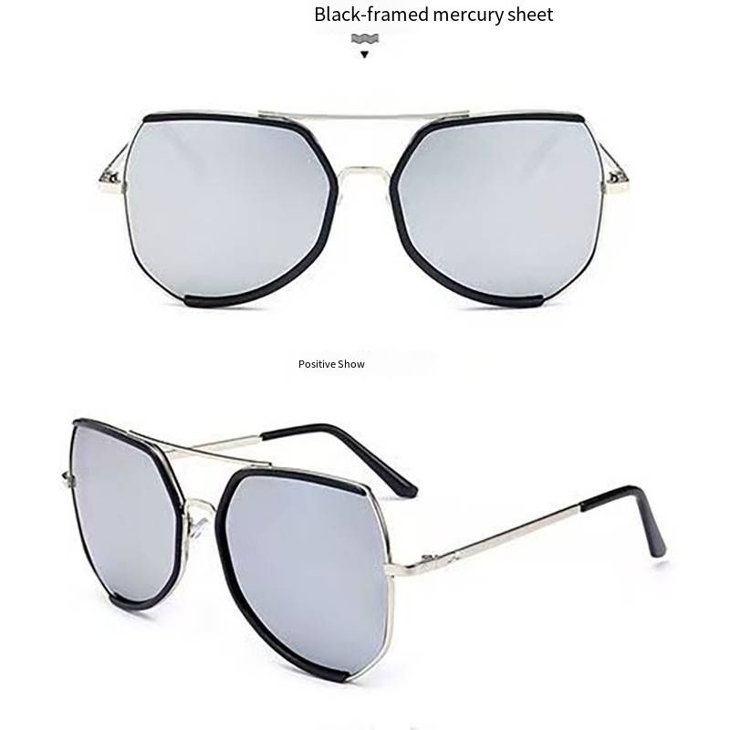 2026 Trendy Aviator Sunglasses for Men Women, Classic Pilot蛤蟆镜Metal Frame Eyewear, Color Coated Mirror Lens Sunglasses, Personalized Outdoor UV Protection Fashion Street Shooting Shades