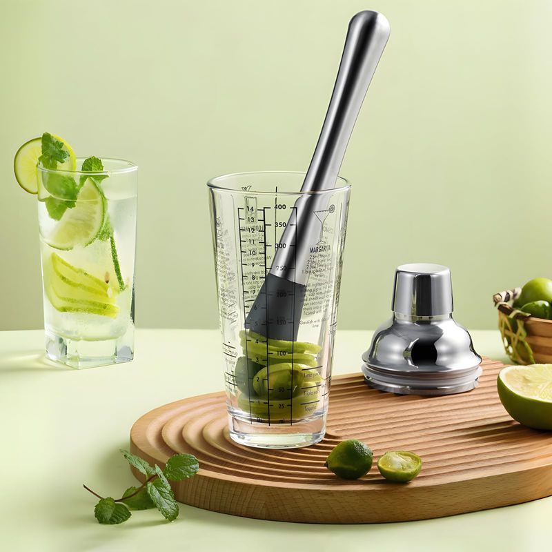Stainless steel ice hammer, crushed ice stick, crushed ice stick, fruit lemon juice pounding stick, cocktail pounding stick, juice pressing stick