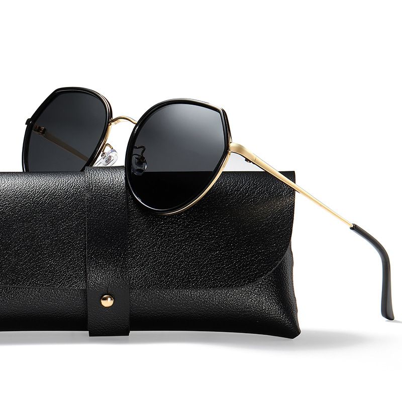 29928 Designer Sunglasses for Women Fashion Polygon Metal Frame Sun glasses Luxury Vintage Female Eye-wear