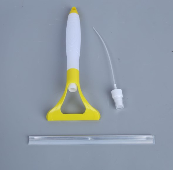 Double-sided spray glass scraper 2-in-1 window cleaner window cleaning tool artifact toilet floor scraping floor scraper
