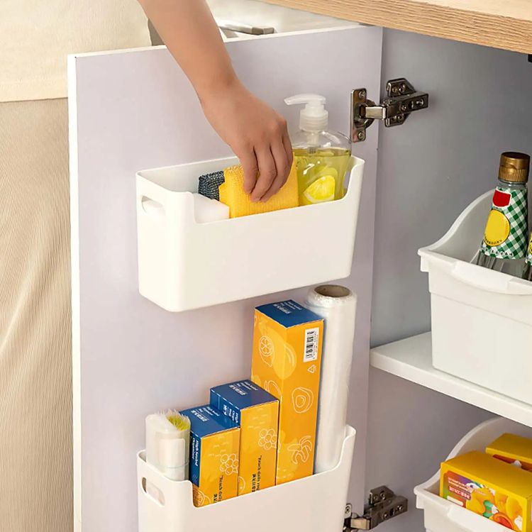 1pc Plastic Crisper Kitchen Storage & Organization Refrigerator Storage Box Fruit and Vegetable Freezer Kitchen