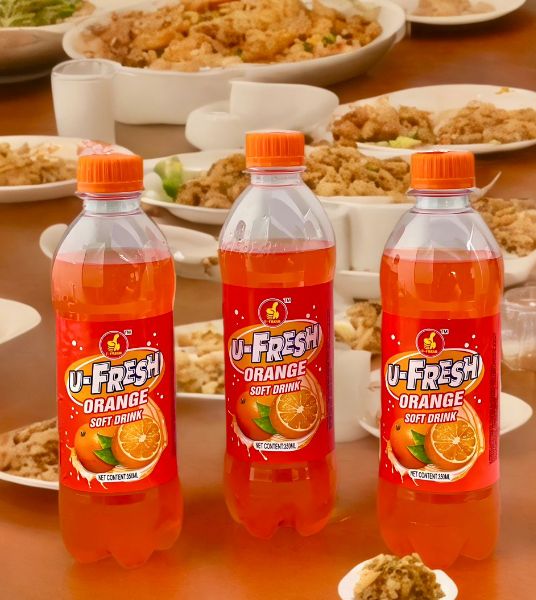 U-Fresh Carbonated ALL Flavors Soft Drink 350ml