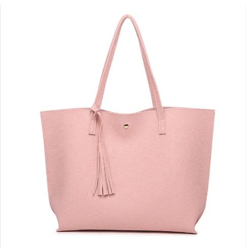 New Simple PU Large Capacity Tote Bag Purses Handbags For Women Handbags Shopping Bag
