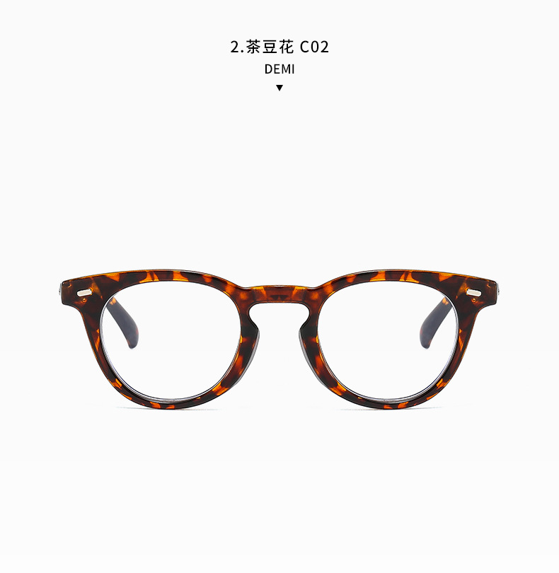 3595 New Trend Women Eyeglasses Anti-Blue Light Men Optical Computer Eye Glasses Vintage Round Plastic Glasses Frame Eye Wear