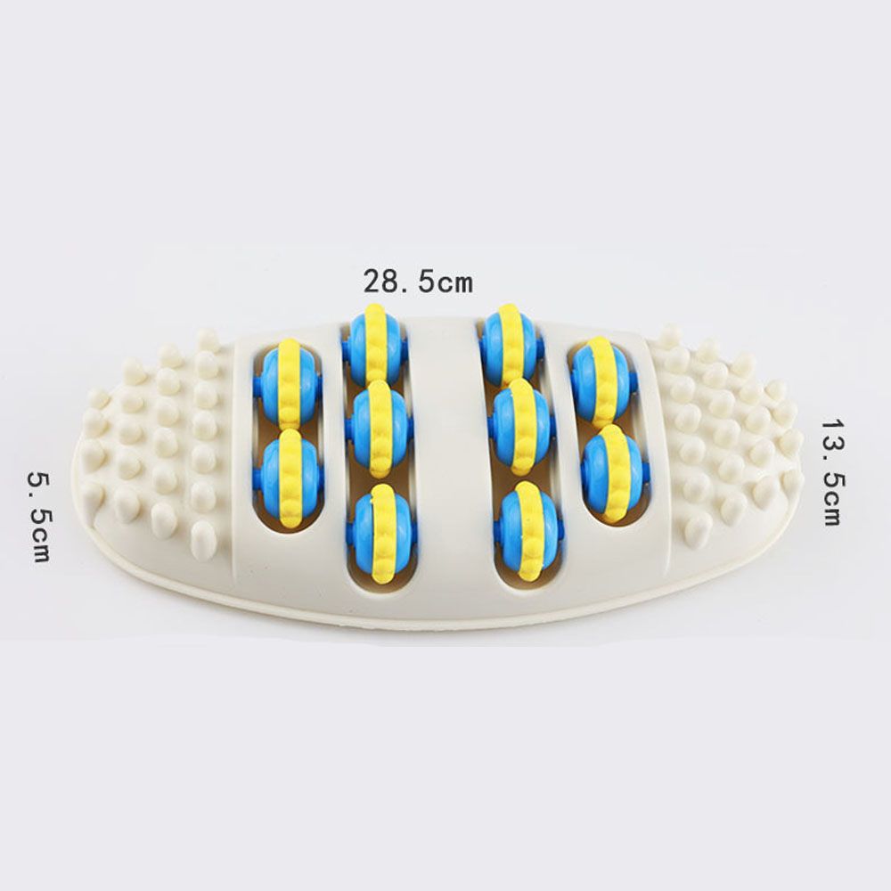 Foot massage roller for feet and calves, acupressure ball home massager for foot reflexology.