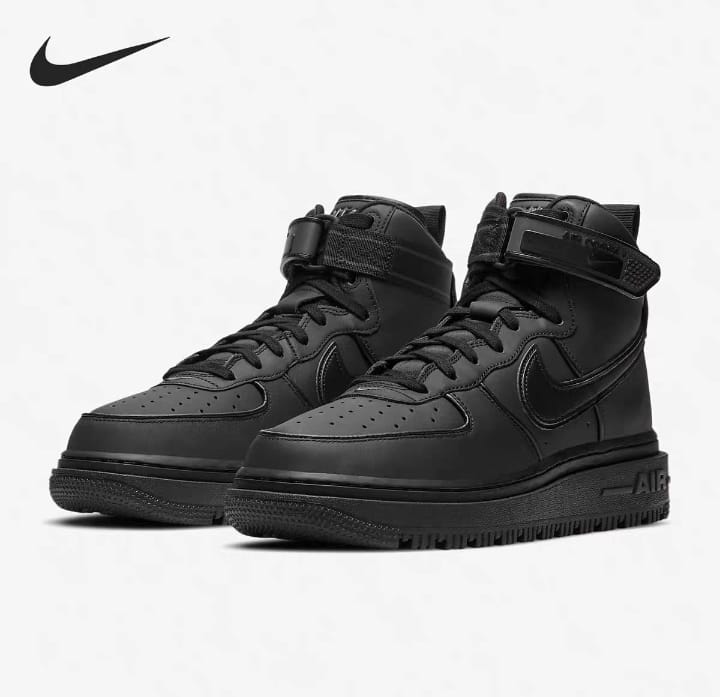 AIR Nike ALL BLACK Canvas Trendy Men's Casual Shoes inflatable sneakers
