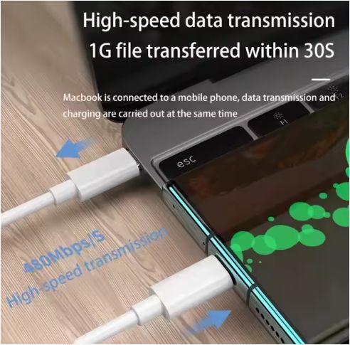  Type C to Type C Fast Charging Data Cable