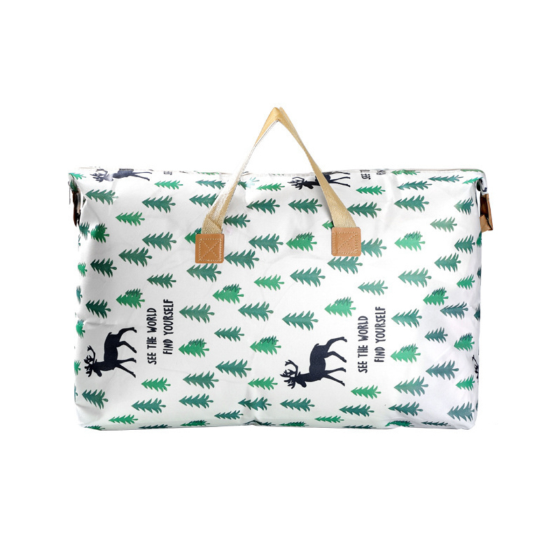 ZMMBD3 Quilt Storage Bag Portable Dust-Proof And Moisture-Proof Cartoon Quilt Bag Finishing Clothes Moving Bag
