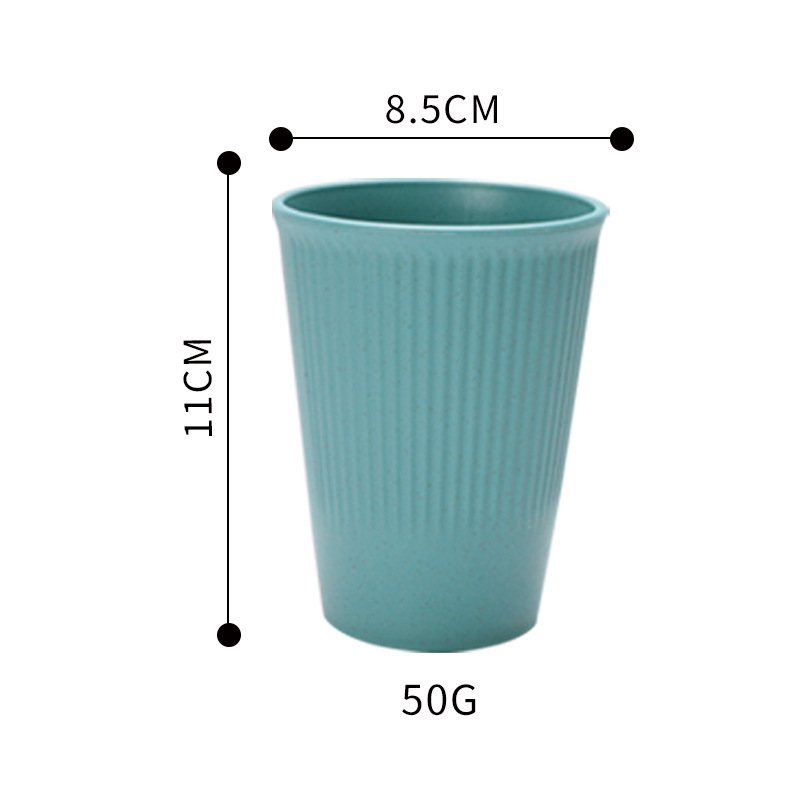 Wheat Straw Cups Water Cup Brushing Cup Household Drinking Water Drink Cup Coffee Cup
