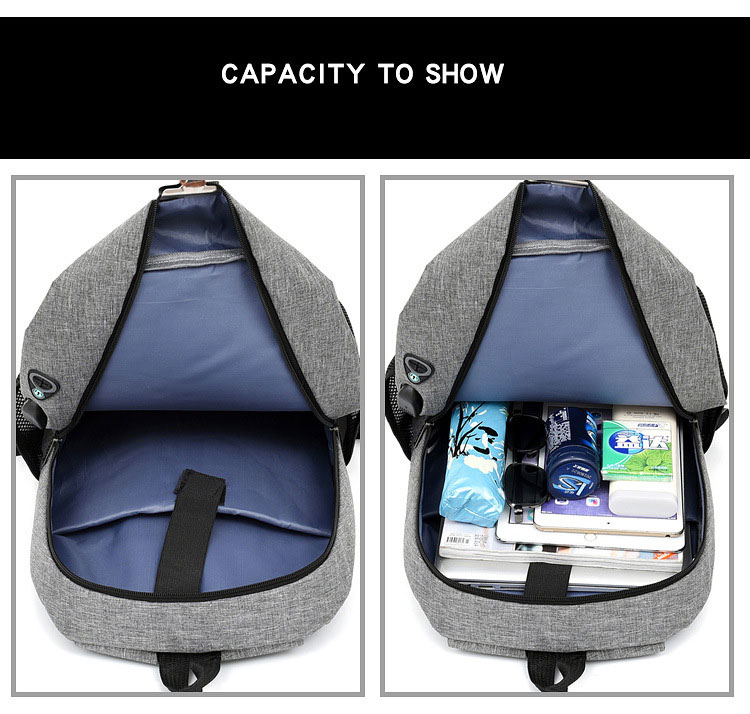 3-in-1 Multi-Functional USB Laptop Computer Backpack Business Backpack Men's Bag Women's Bag 