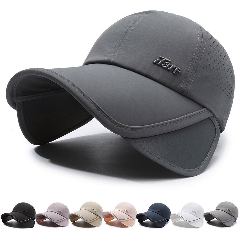 Women's Sun Visor Baseball Cap, 2-in-1 Detachable Brim UV Protection Hat, Breathable Quick Dry Adjustable Outdoor Cap for Hiking Running