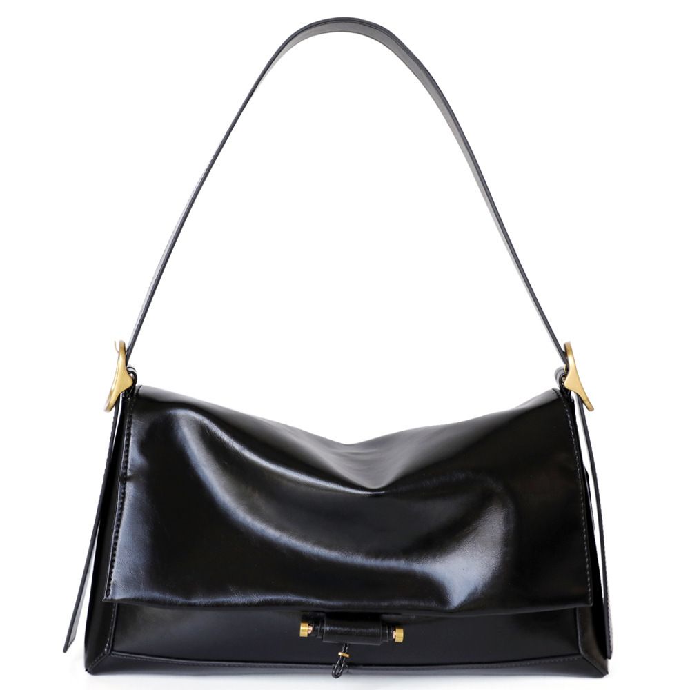 102039 Women Handbags Shoulder Fashion Black Handbag for Ladies Trendy Custom PU Leather Crossbody Bags