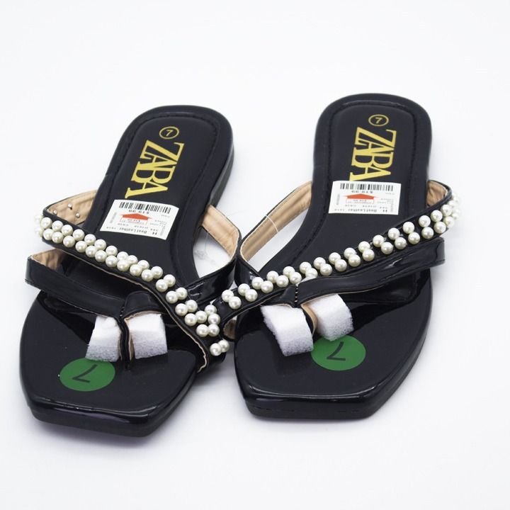  luxury Women slippers PVC pearl slippers designer women's slippers for summer babouche femme