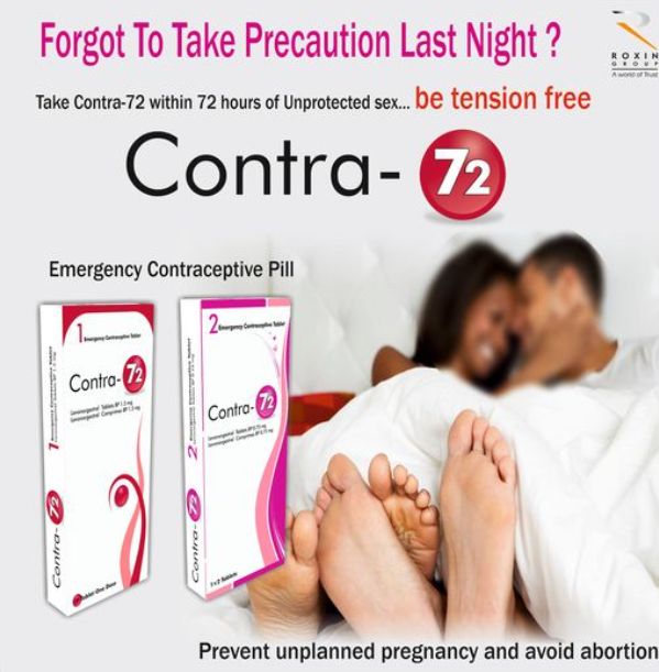 CONTRA 72 TAB(MONOPACK) 1 Emergency Contraceptive Tablet BP 1.5mg