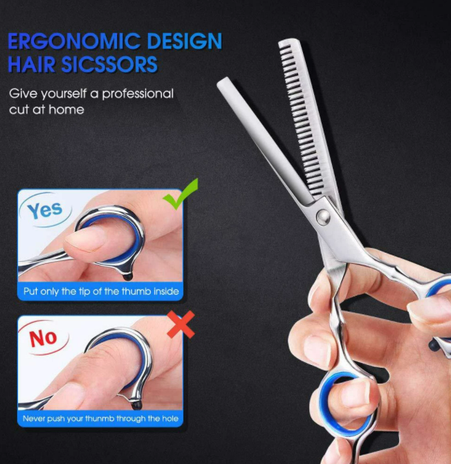 Hairdressing Scissors 6 Inch Hair Scissors Professional Hairdressing Scissors Cutting Thinning Scissors Barber Shear Accessories
