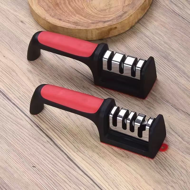 Knife Sharpeners 4 Stages Professional Kitchen Sharpening Stone Grinder Knives Kitchen Knife AccessoriesKnif