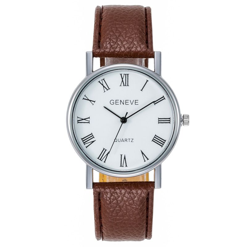 Roman numeral face men's student business casual fashion trend gift watch
商务男士手表