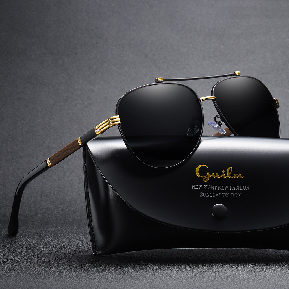 2026 Creative Personality Fashion Large Framed Men Polarized Sunglasses
