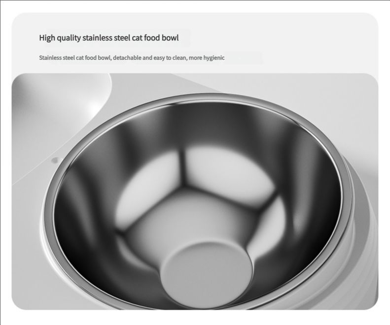 Cat bowl automatic drinking water feeder all-in-one pet bowl cat food utensil cat food bowl dog bowl pet supplies