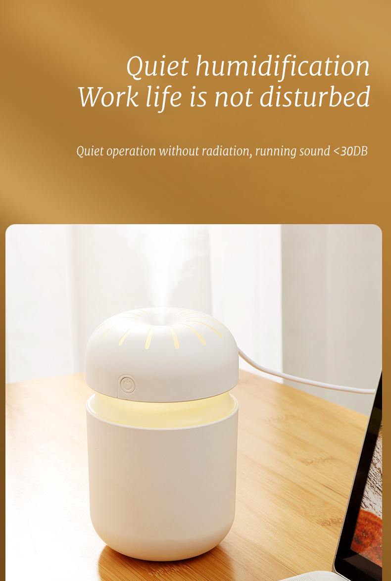 New silent desktop humidifier mini colorful atmosphere light gift aromatherapy car gift humidifier