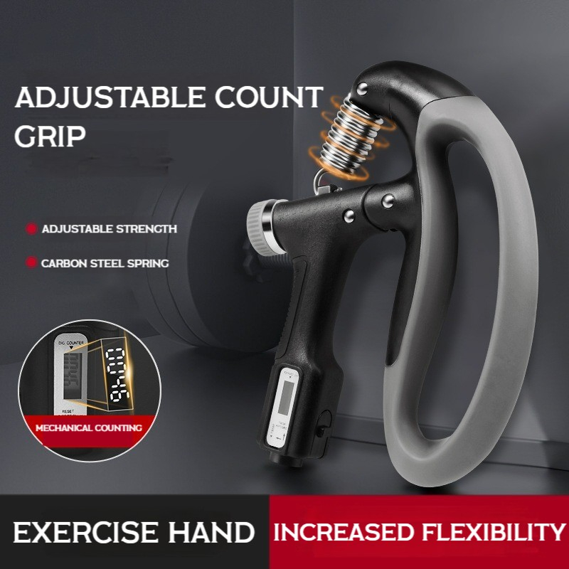 QC056 10-100Kg Adjustable Heavy Gripper Fitness Hand Exerciser Grip Wrist Training Increase Strength Spring Finger Pinch Expander Tool