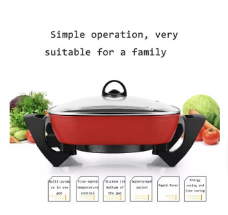 Electronic Pressure Cooking Pot - Red