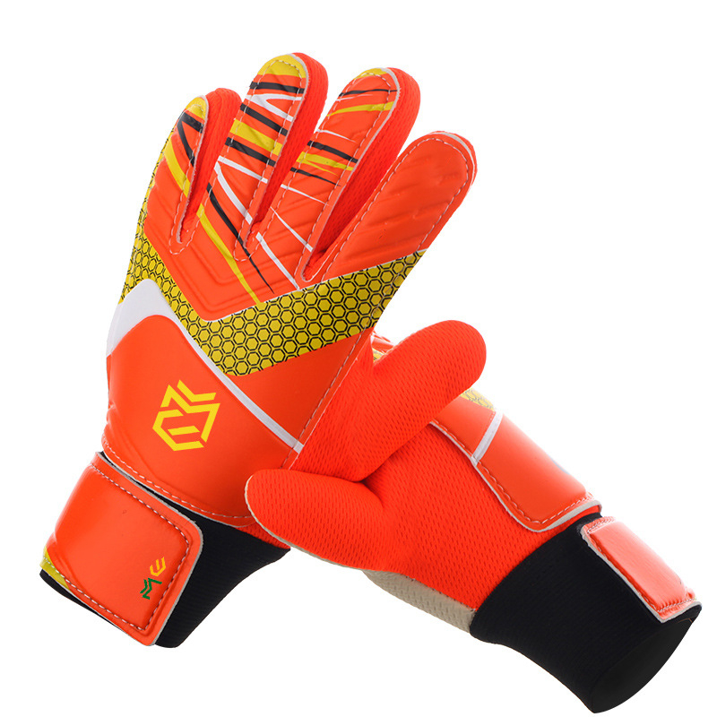 ME-06 Wear-Resistant Latex Finger Gloves Football Goalkeeper Non-Slip Protective Gear Outdoor Sports Equipment Universal Style