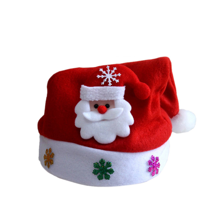 Christmas Hat Christmas Ornaments Adult Children Santa Hat Christmas Hats for Christmas New Year Festive Holiday Party Supplies