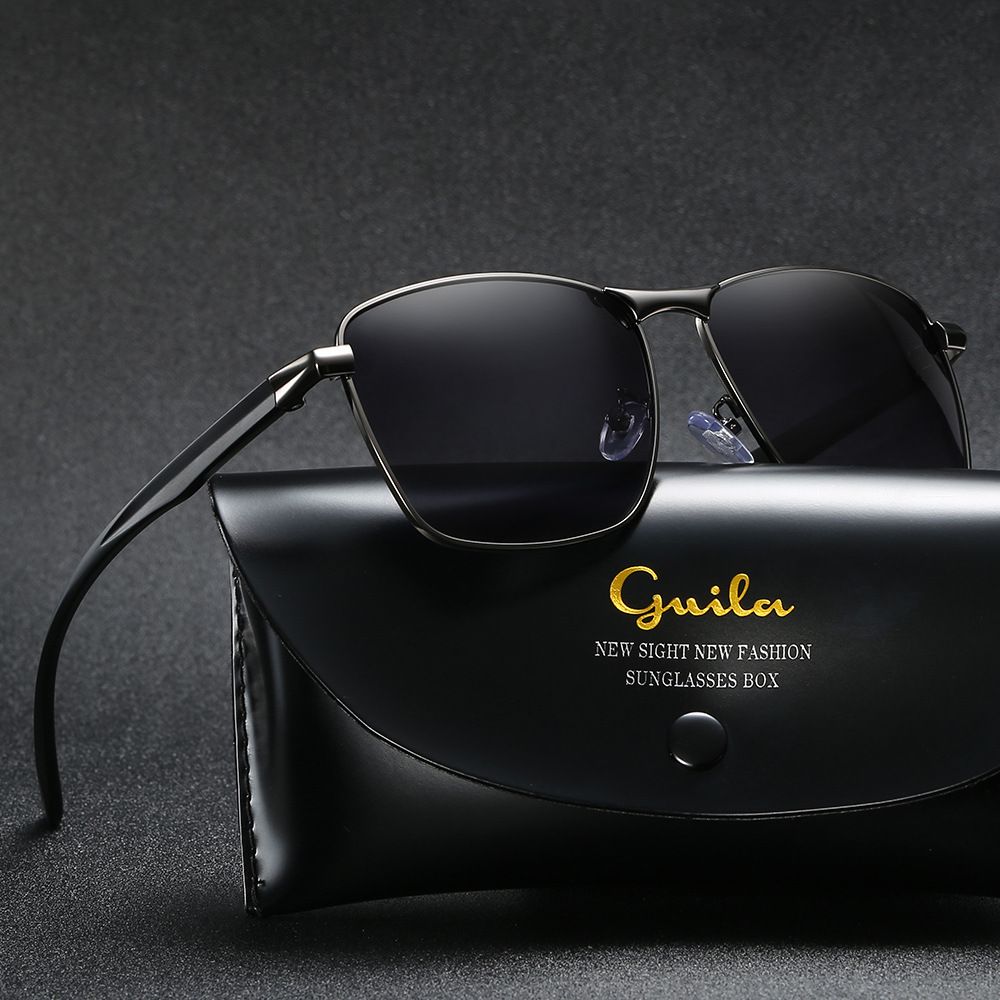 2031 Men Retro Shades Sun Glasses Mirror Vintage Fashion Polarized Driving Sunglasses Male