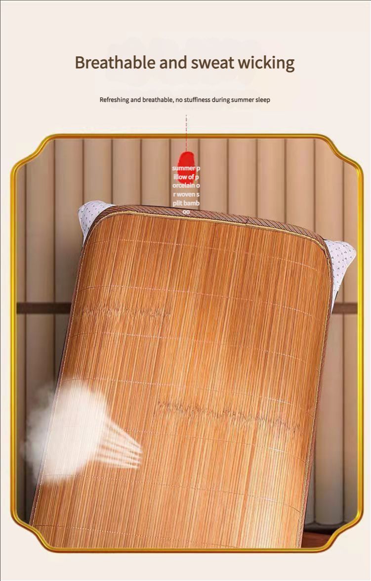 Experience Cool and Comfortable Sleep with Natural Bamboo Cooling Pillowcase: The Perfect Summer Bedding Solution for Heat Dissipation and Restful Nights