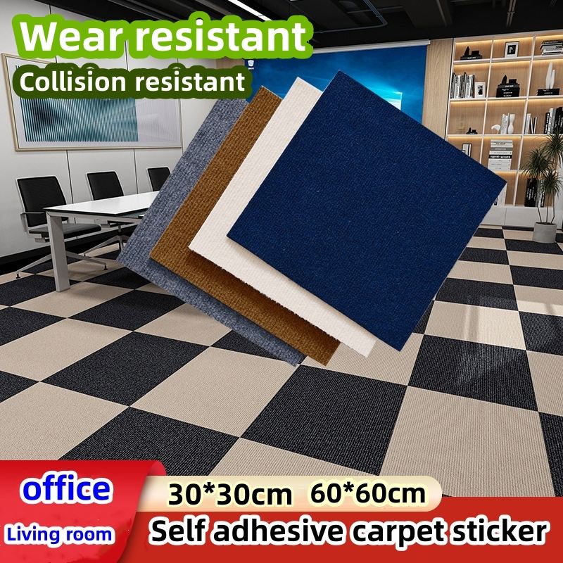 30*30cm , 60* 60cm Carpet Self adhesive, anti slip, and wear-resistant flooring, cement floor renovation, office bedrooms covered with carpets CRRSHOP Home Decor Carpet