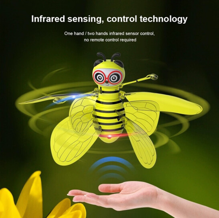 LAGPOUSI Flying Ball Luminous Kid's Flight Balls Electronic Infrared Induction Aircraft Remote Control Toys Mini Helicopter Children Gift