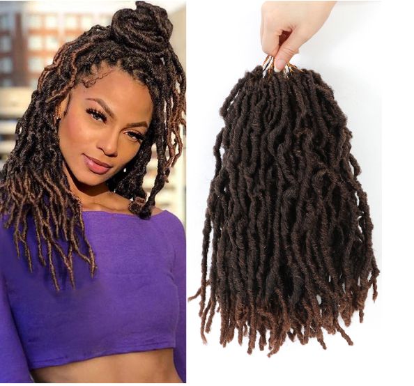 Obaasima Strands Faux Locs Crochet Hair Soft Locs Crochet Braids Hair Pre Looped Locs Dreadlocs Hair Extensions For Women (T350#)