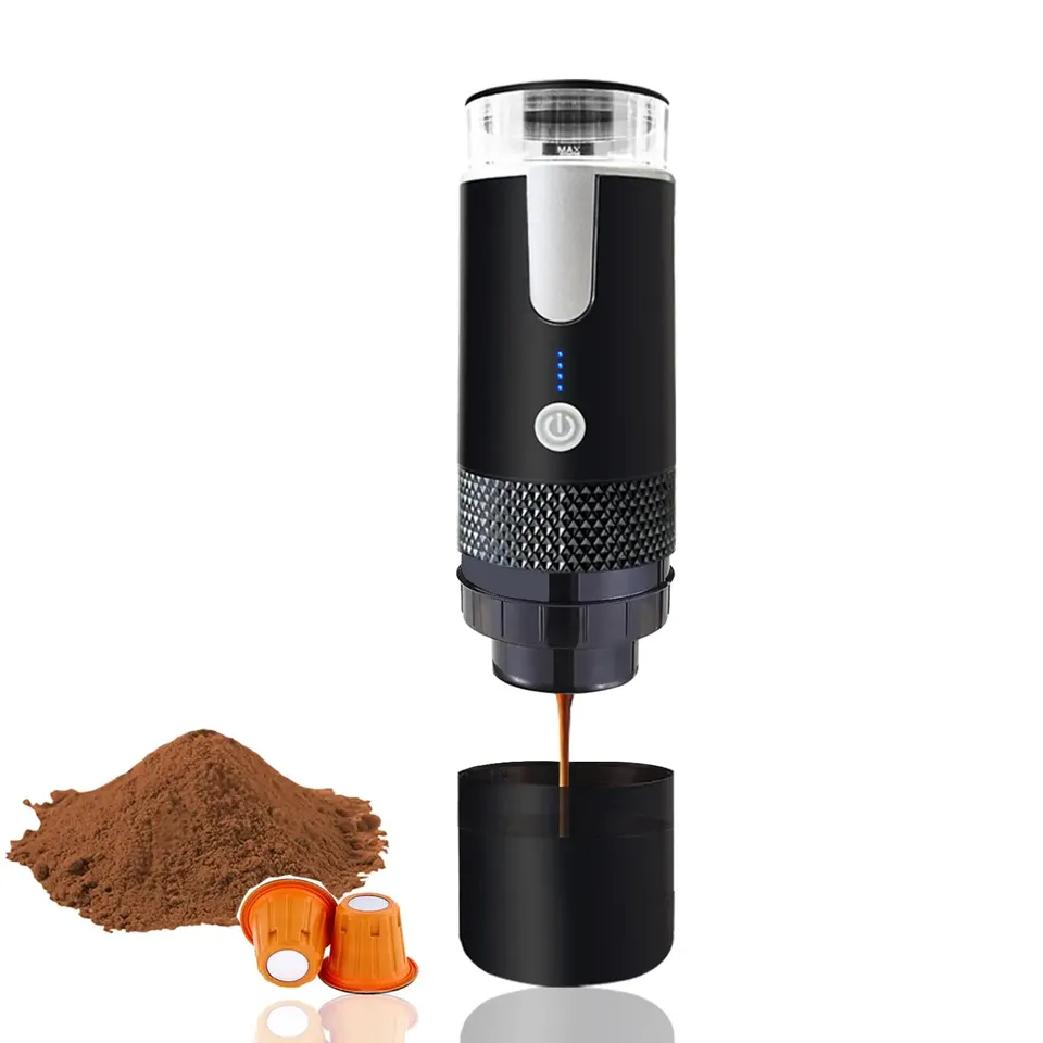 Portable Espresso Machine Compatible NS Capsules Mini Travel Manual Coffee Machine Perfect For Camping Travel Office